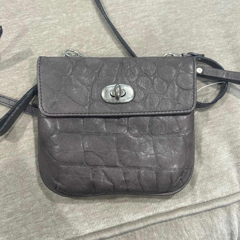 Croatian Grey Satchel Purse